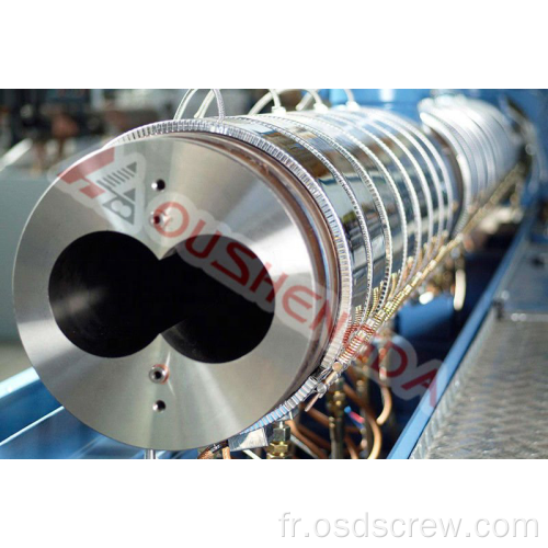 Baril de technologie de coulée centrifuge/baril bimétallique/cylindre à haute teneur en alliage de carbure de tungstène WPC pour Zhangjiagang Keruitmachine